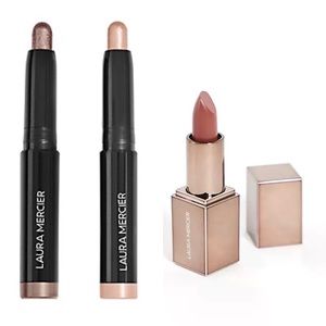 Laura Mercier Caviar Eyeshadow+Lipstick Bundle
